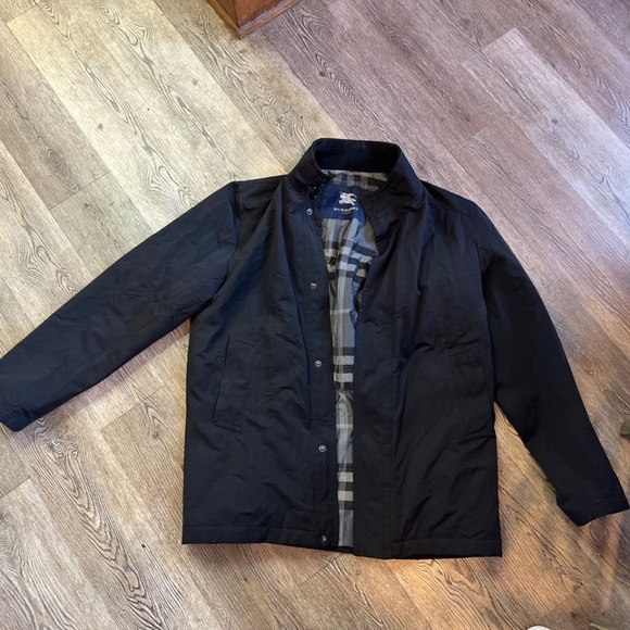 Burberry men’s jacket size 50 color black authentic - Picture 1 of 4